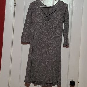 Heather grey dress